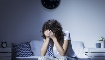 Young woman depression